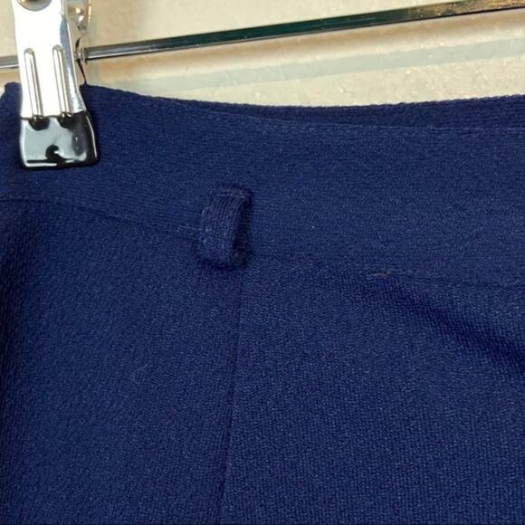 Secretary Chic Maxi Skirt Size XXS to XS Blue Button Detail 70s Retro USA Made - Picture 5 of 13